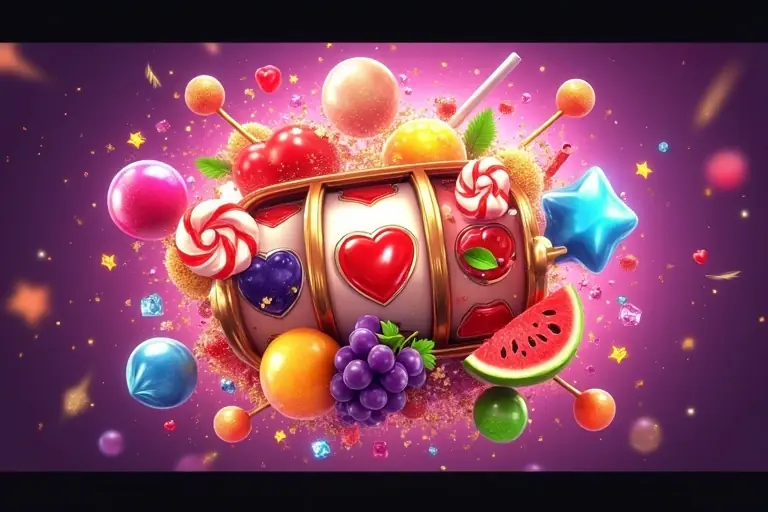 Meyve ve şeker temalı slot oyunları