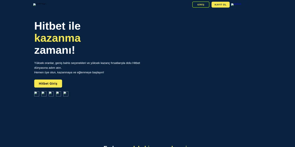 Hitbet deneme bonusu veren site – canlı ana sayfa görünümü